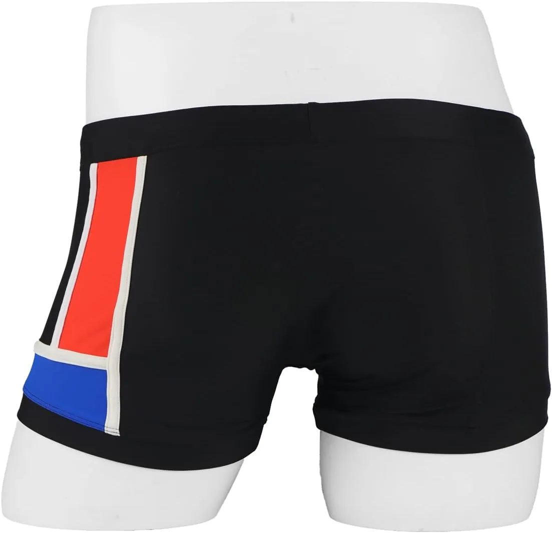 ZONBAILON Mens Swim Trunks with Front Pad Pocket Bathing Suit Swimwear Brief Square Leg Board Short S-2XL